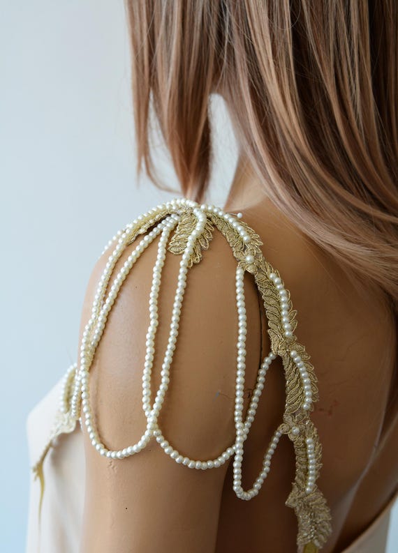 jewelry for off shoulder wedding dress Necklace For Off Shoulder Wedding Dress Billowy Long Sleeve Off-the-Shoulder Wedding Dress David's Bridal