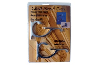 Curve Clip  for 3/8" -1/2" shelves