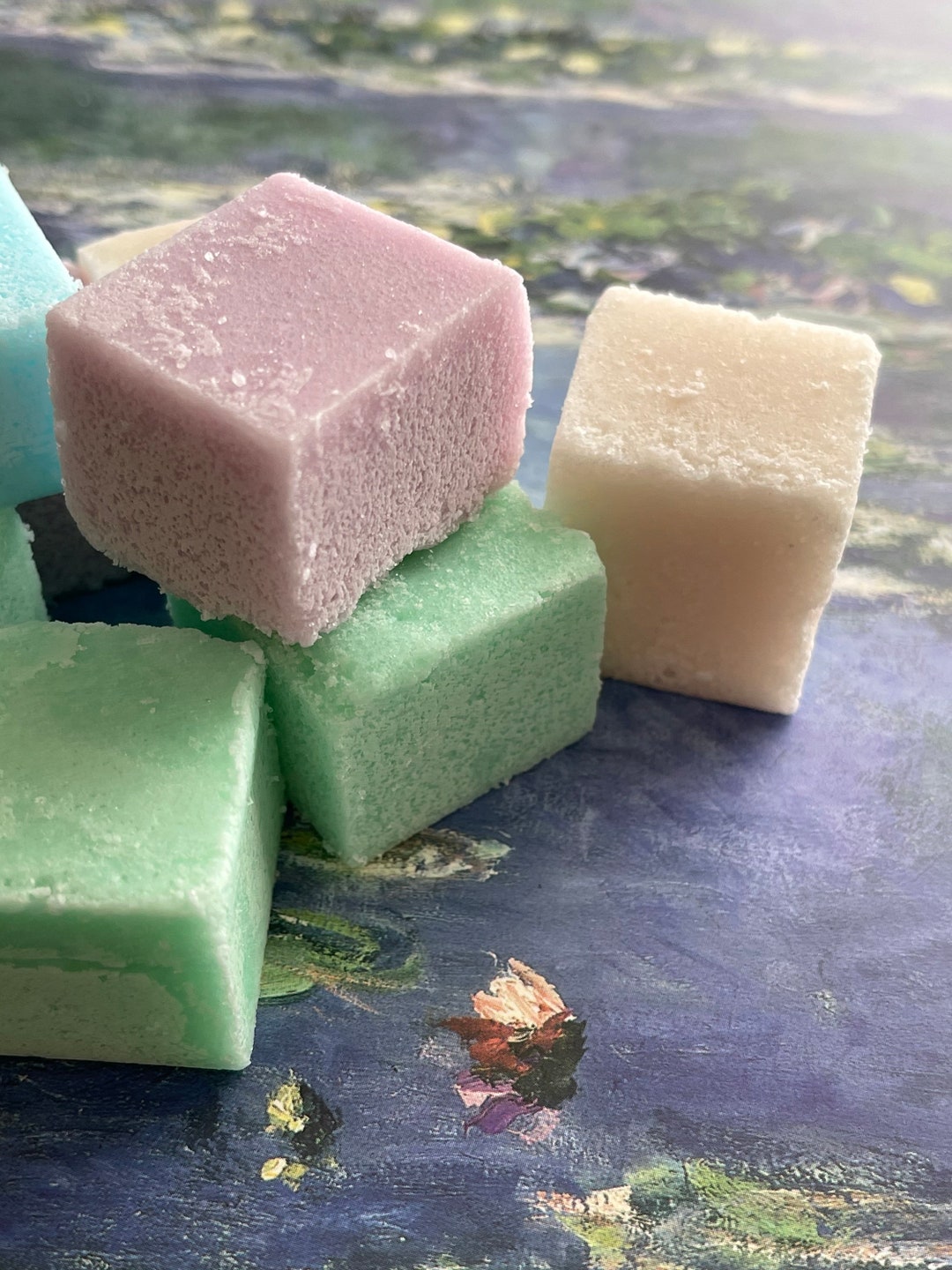 Peeling mit Zuckerwürfeln aus Ziegenmilch-Körperpeeling, Zuckerpeeling ...