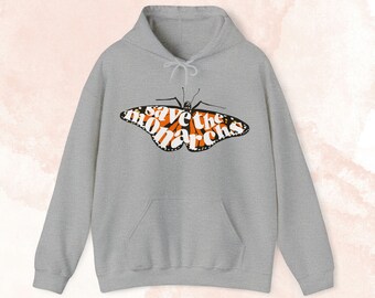 Save the Monarchs ユニセックス ヘビーブレンド™ フード付きスウェットシャツ