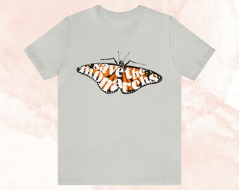 蝶好きのための「モナークを救え」Tシャツ