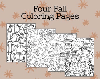 大人のための秋の塗り絵