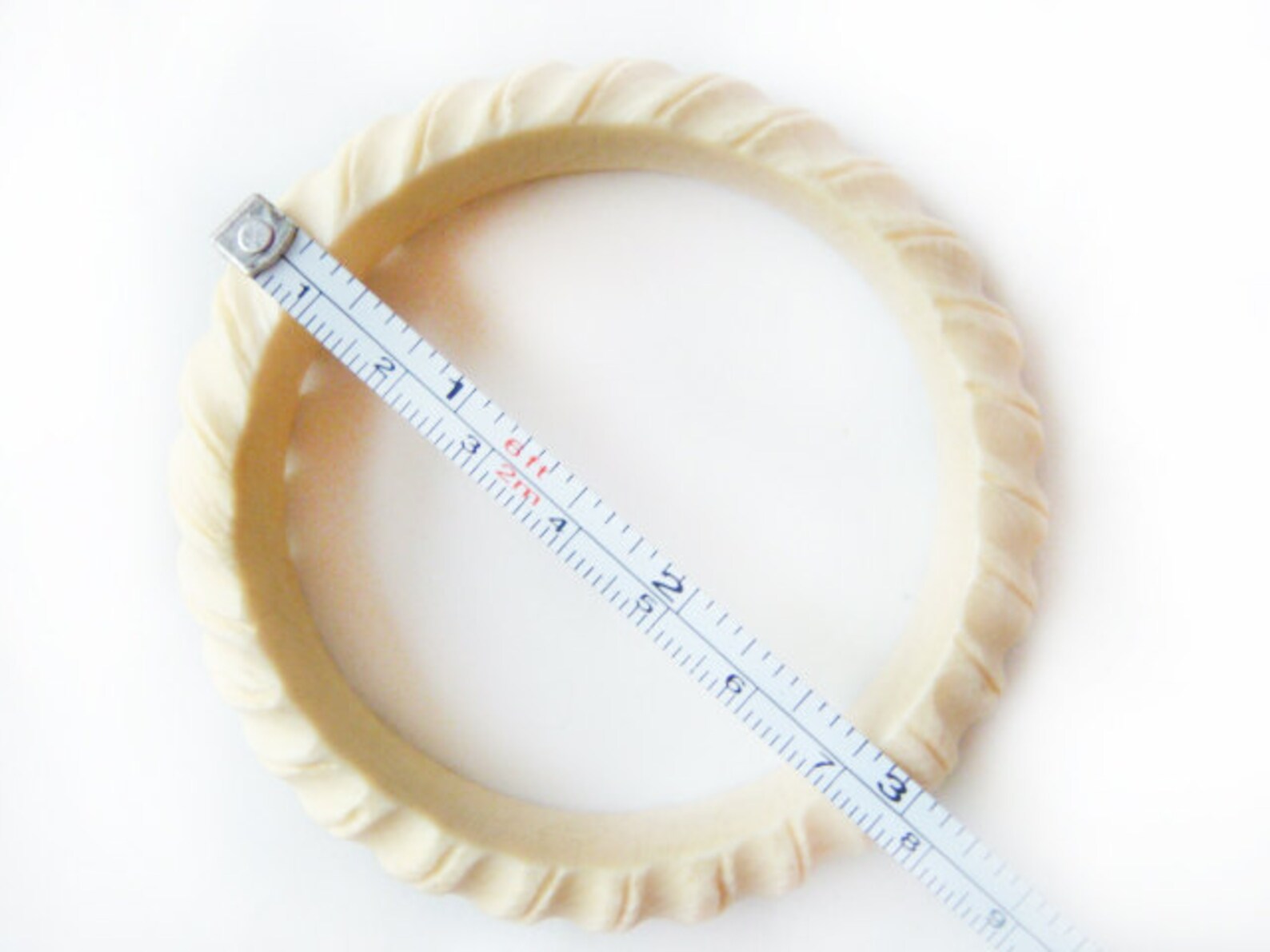 Ivory Bangle Bracelet Hand Carved Vintage Elephant Ivory Etsy