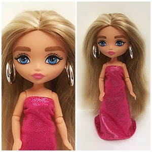 Pink Sparkles Evening Gown Fits 5.5" Dolls