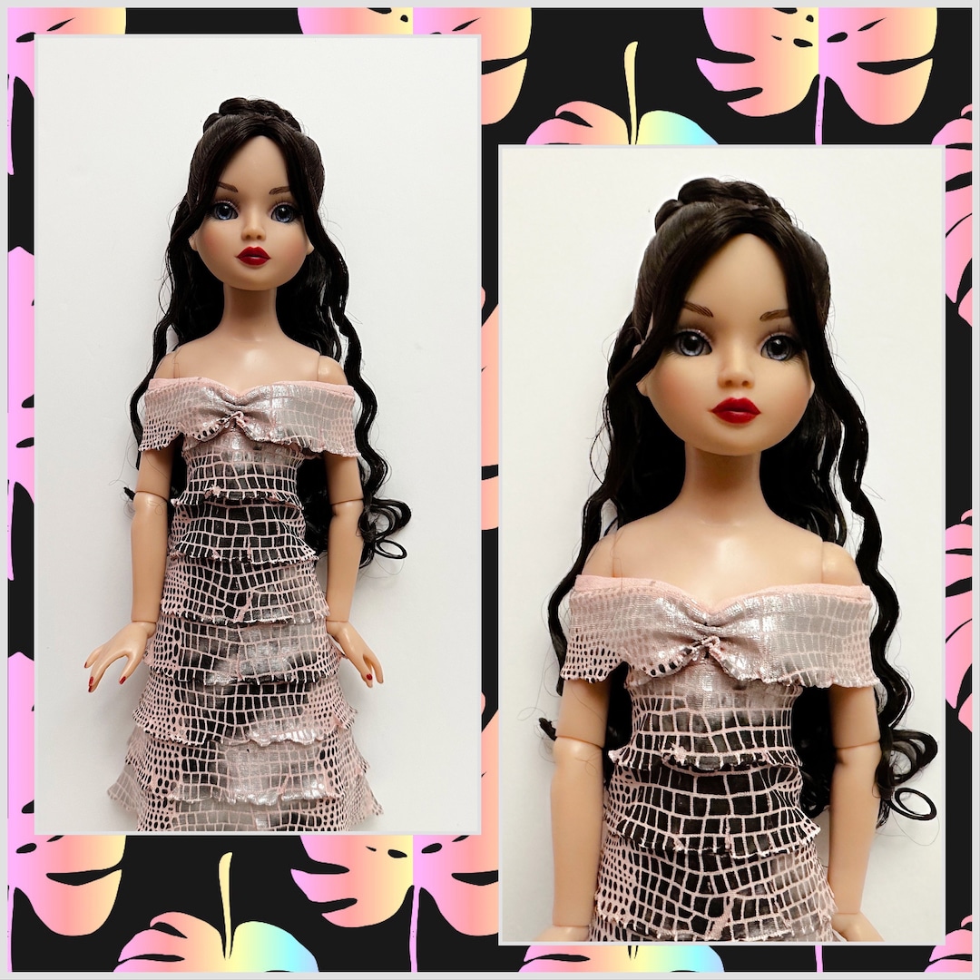 Snake Skin Ruffles Dress for Ellowyne Wilde - Etsy