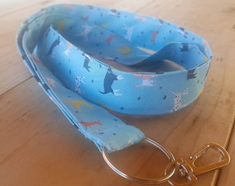 Dog Lanyard, Teacher's Lanyard, Badge Holder, ID Lanyard, Keychain, Keychain Lanyard, Badge Lanyard, Vet Tech Lanyard