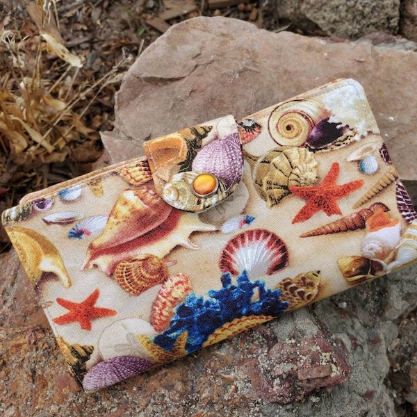 Seashell Wallet Etsy