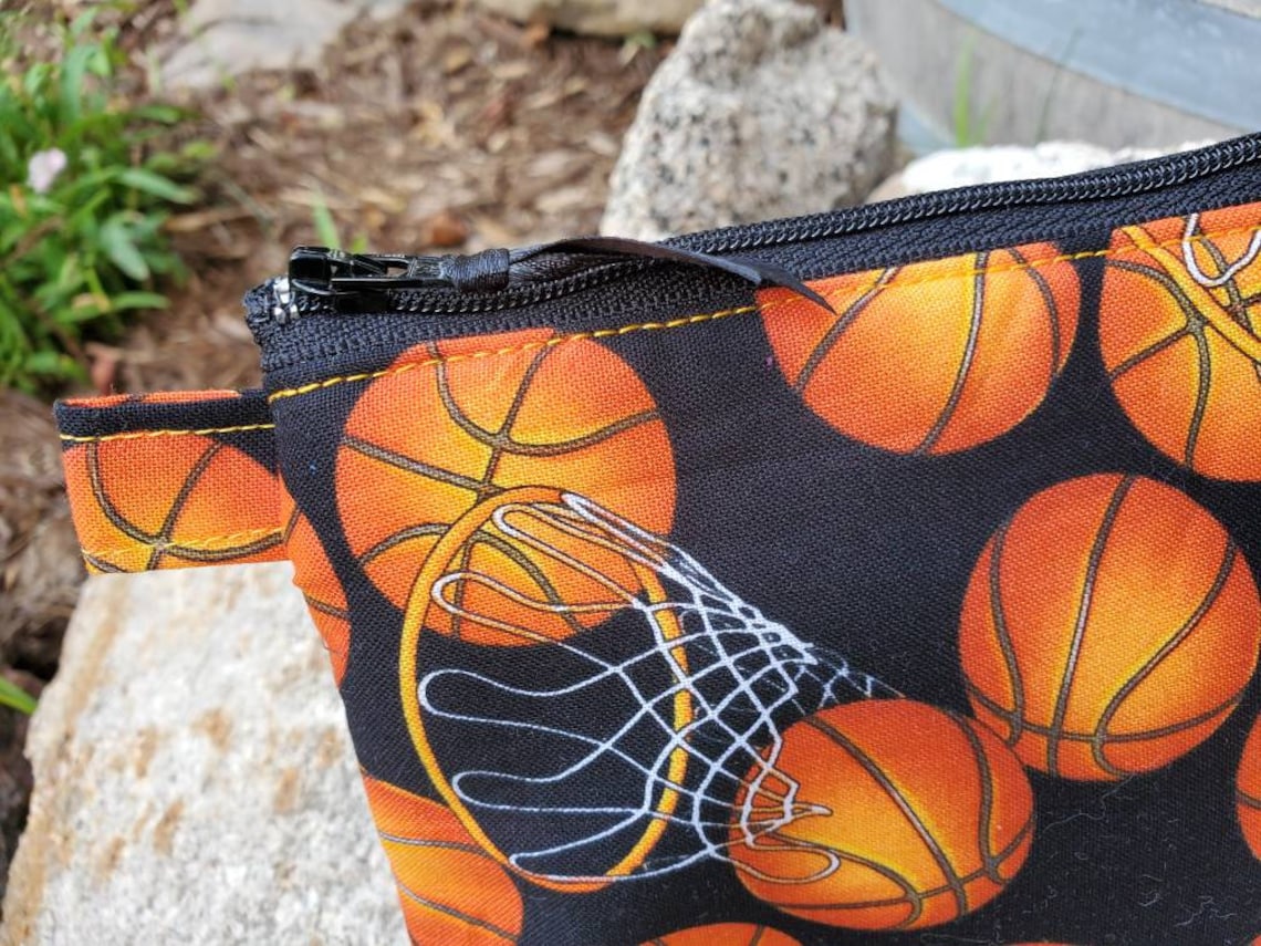 Basketball Pencil Case Personalized School Supply Bag Kids Etsy
