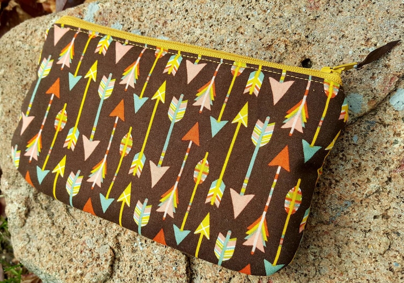 BagsBeadsandMore Arrow Cosmetic Bag