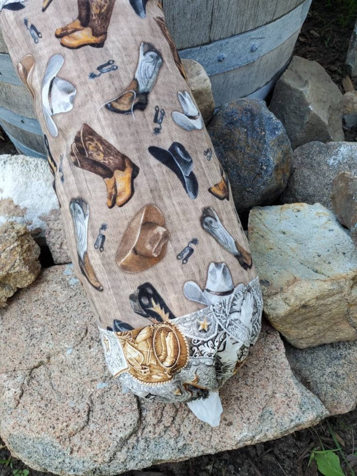 Cowboy boot Shopping Bag Holder Western Grocery Bag Etsy