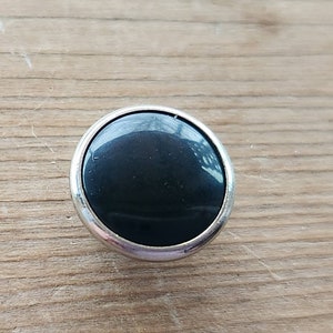 Wholesale Black pearl snaps, Bulk set of 100 Black pearl snaps, 11.5mm pearl snaps, Snap Fasteners, snap buttons, western snaps image 4