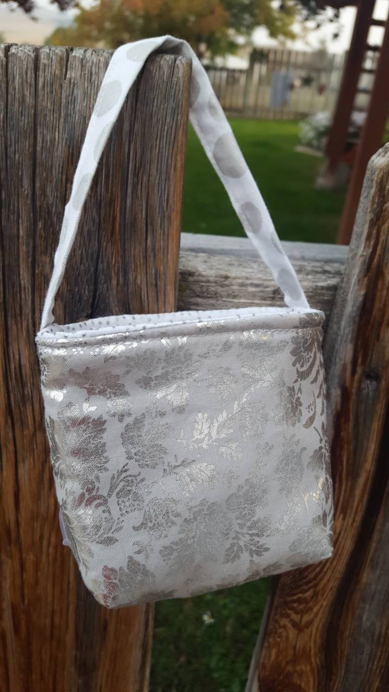 Baby's First Purse Flower Girl Purse Little Girls Silver Etsy