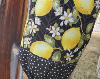 Lemon Plastic Bag Holder – Wall Mount Grocery Bag Dispenser, Reusable Storage Organizer For Kitchen, Pantry, Or Laundry