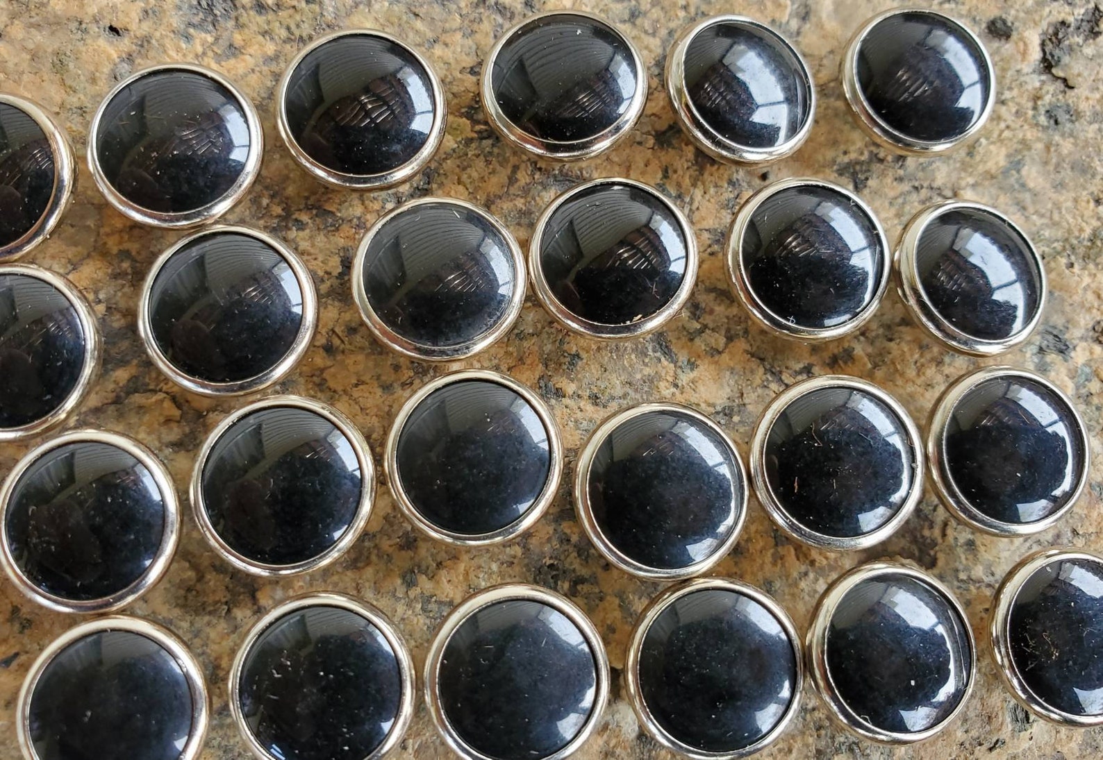 Black Pearl Snaps 12mm Snaps Quantity of 10 Pearl Snaps Etsy UK