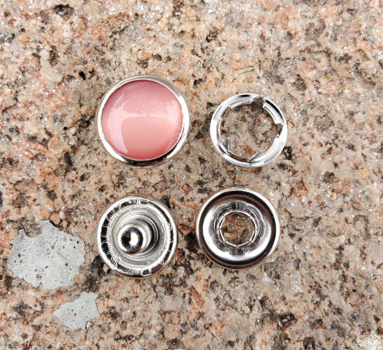 Peach Snaps Pearl Snap Fasteners 12 mm Pearl Snaps Western Etsy