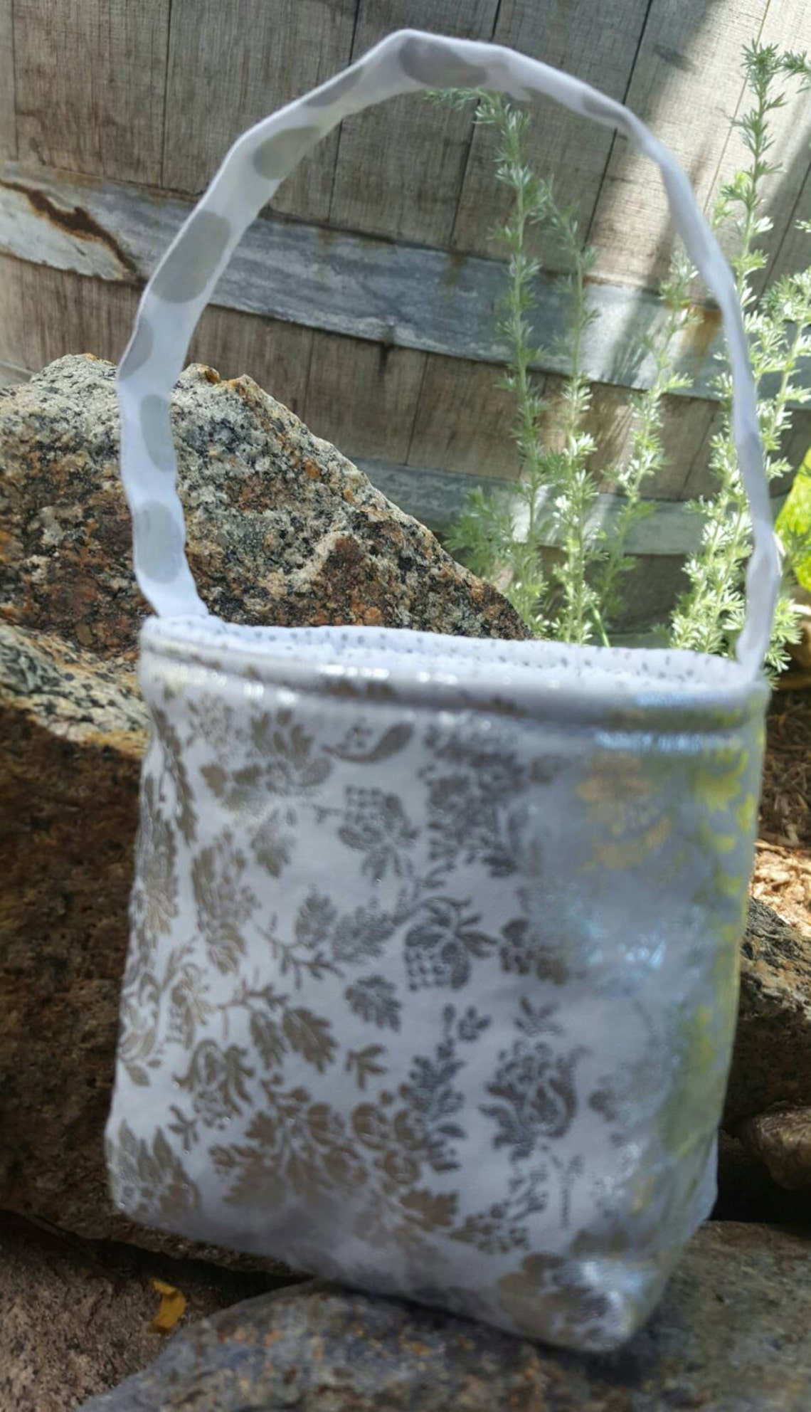 Baby's First Purse Flower Girl Purse Little Girls Silver Etsy