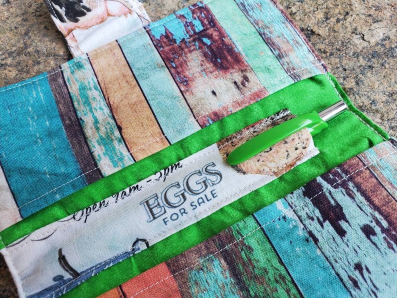 Farm Animal Checkbook Cover Tractor Checkbook Cover Fabric Etsy