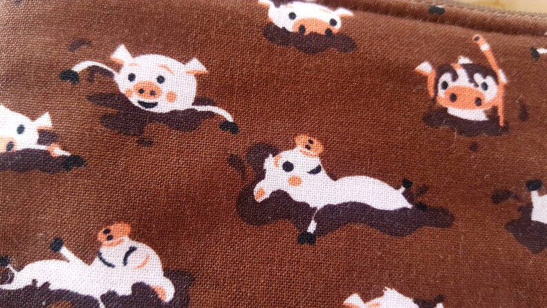 Zipper Wallet Change Purse Pig Change Purse Pig Coin Purse farm animal Coin Purse Pig zipper wallet