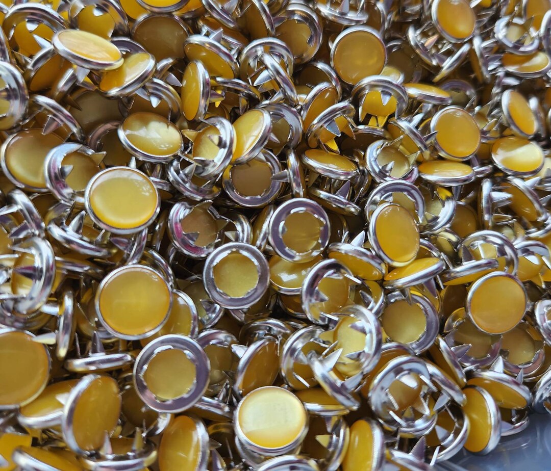 Wholesale Butterscotch Pearl Snaps, Bulk Snaps, 11.5mm Snaps, Pearl ...