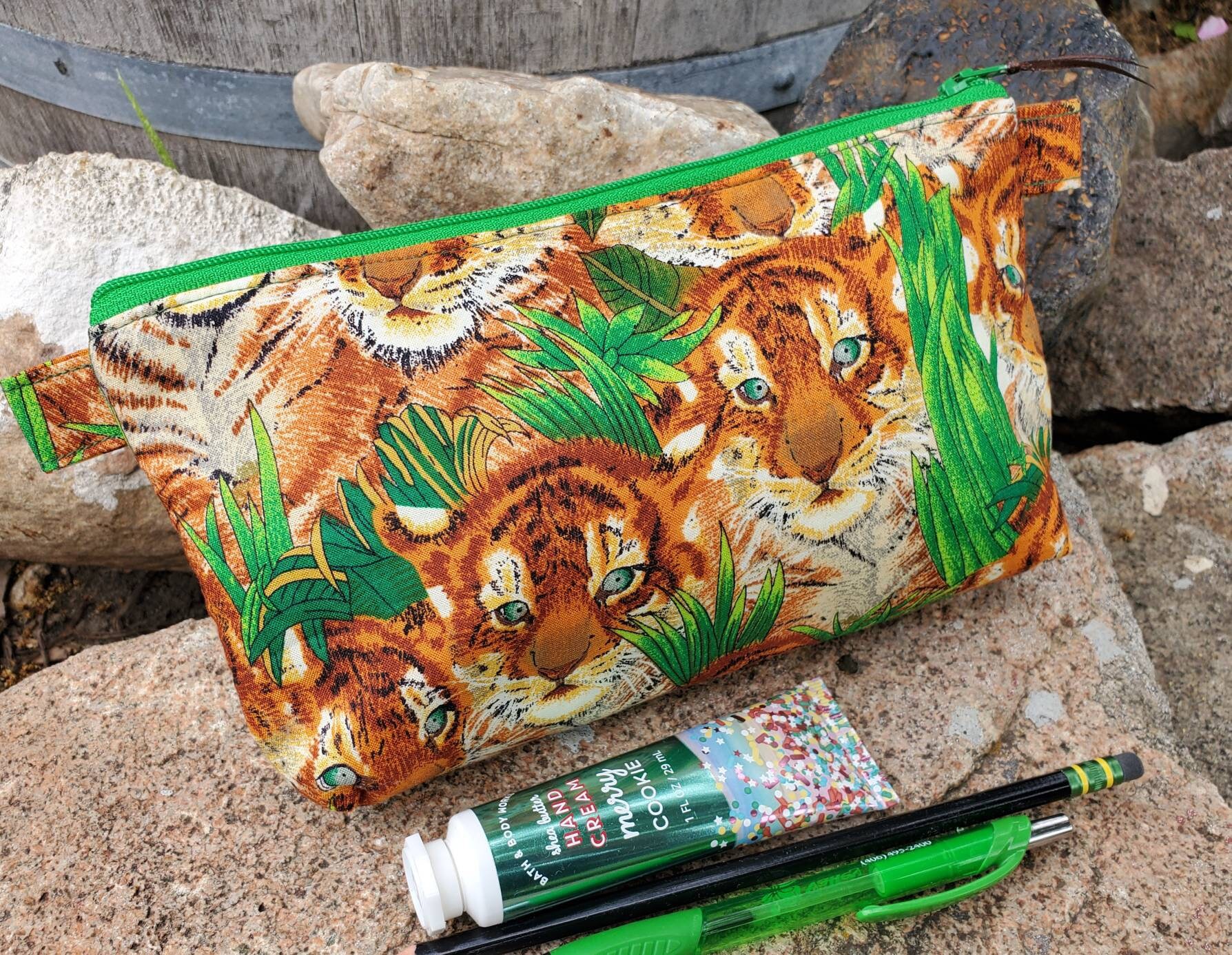 Otis Batterbee Small Tiger Makeup Bag