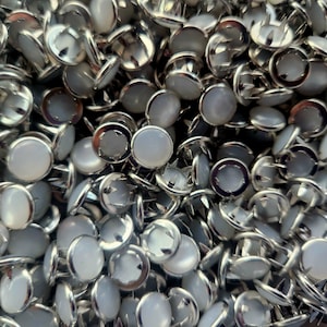 Bulk Lucent White pearl snaps, 100 Snap Sets, Wholesale  11.7 mm White  Pearl Snaps, Pearl Snap Fasteners, Western Shirt Snap Buttons