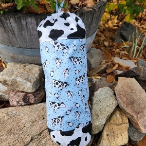 Cow Plastic Bag Holder, Shopping Bag Dispenser, Cow Grocery Bag Holder, Cow Decor