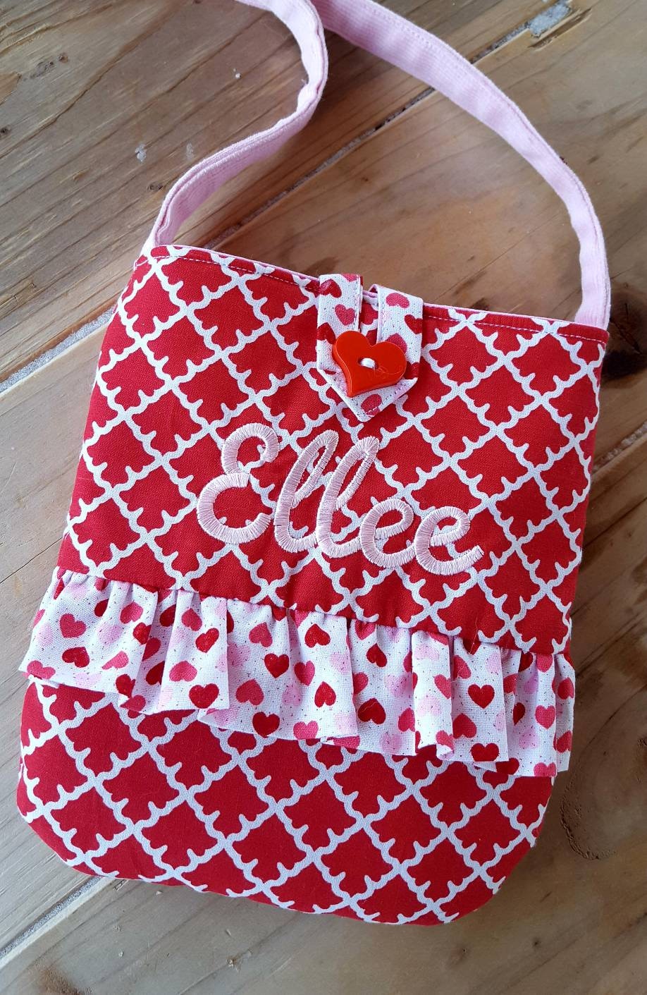 Personalized Toddler Purse Little Girl's Red Purse Etsy