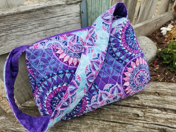 Pink and purple purse sale