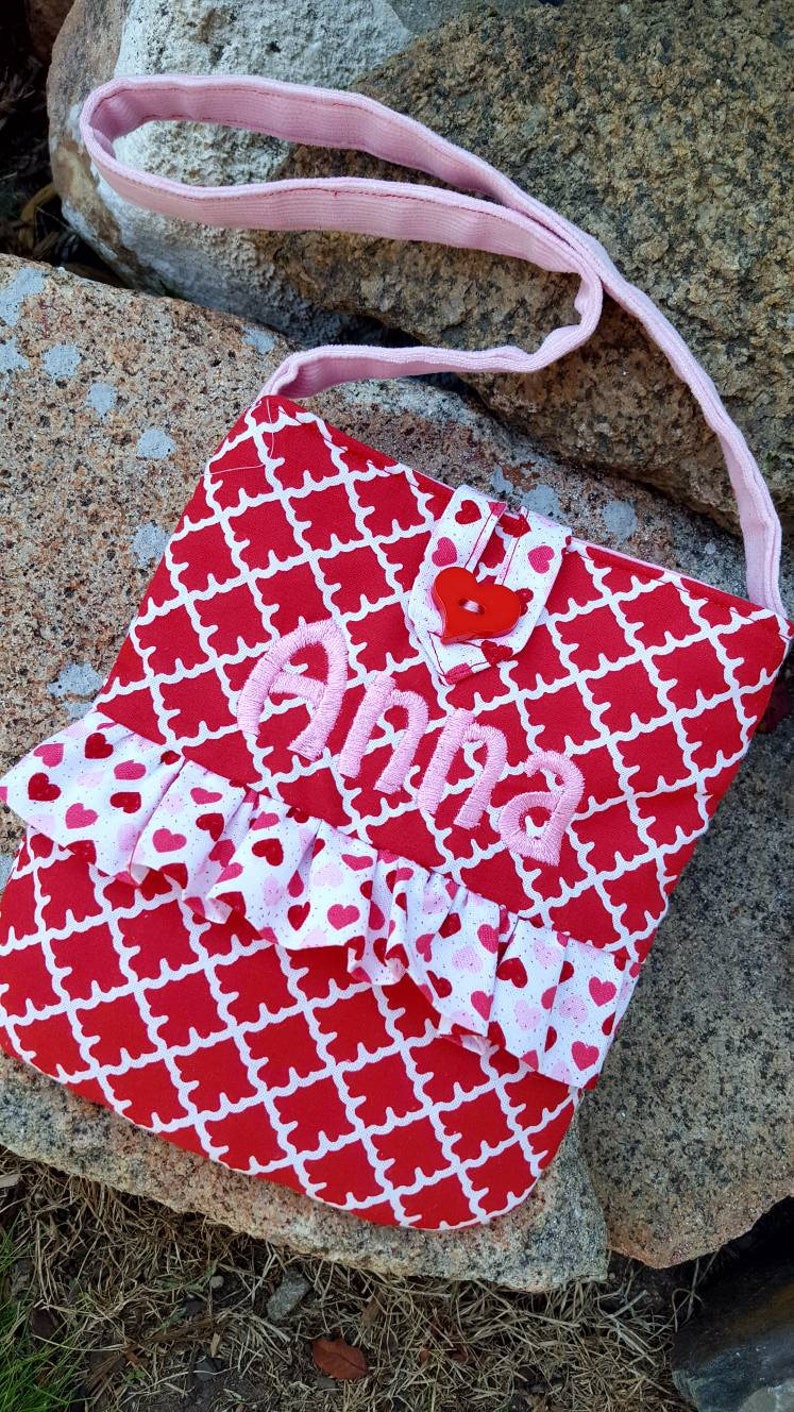 Personalized Toddler Purse Little Girl's Red Purse Etsy