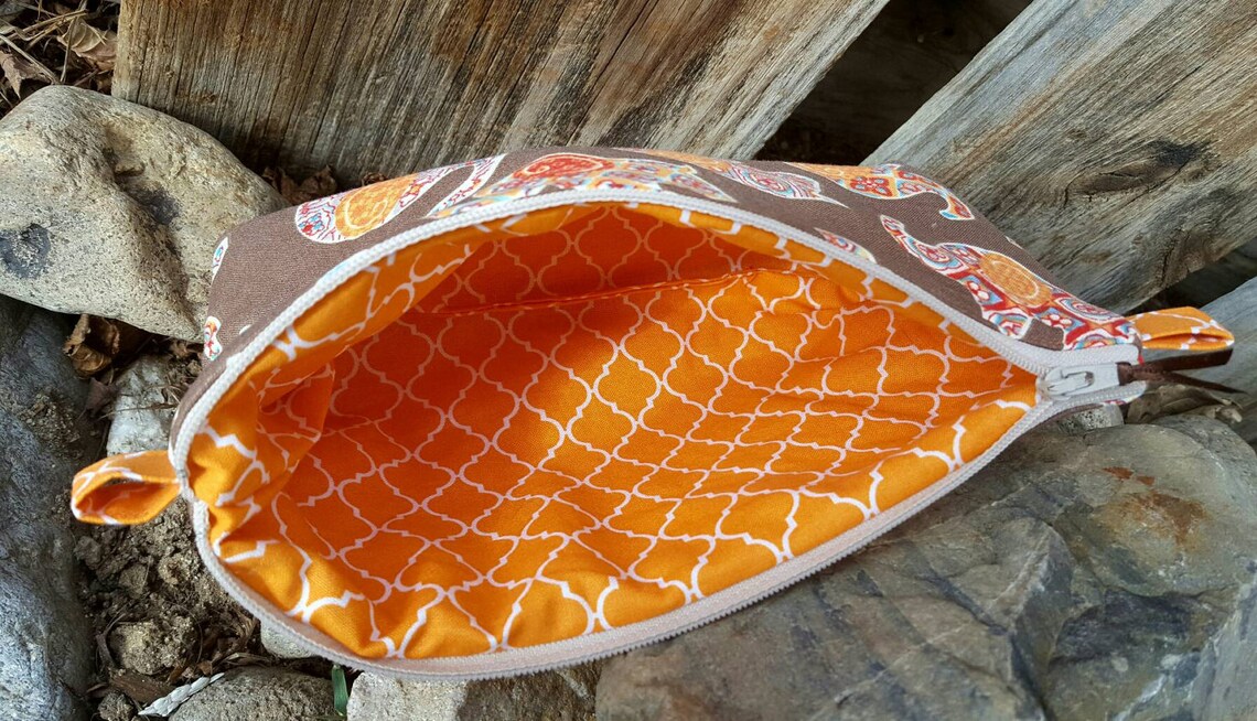 Personalized Cosmetic Bag Pencil Pouch Purse Organizer Etsy