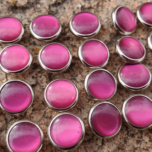 White Pearl Snaps Pearl Snap Fasteners Set of 10 Snaps 12 Etsy