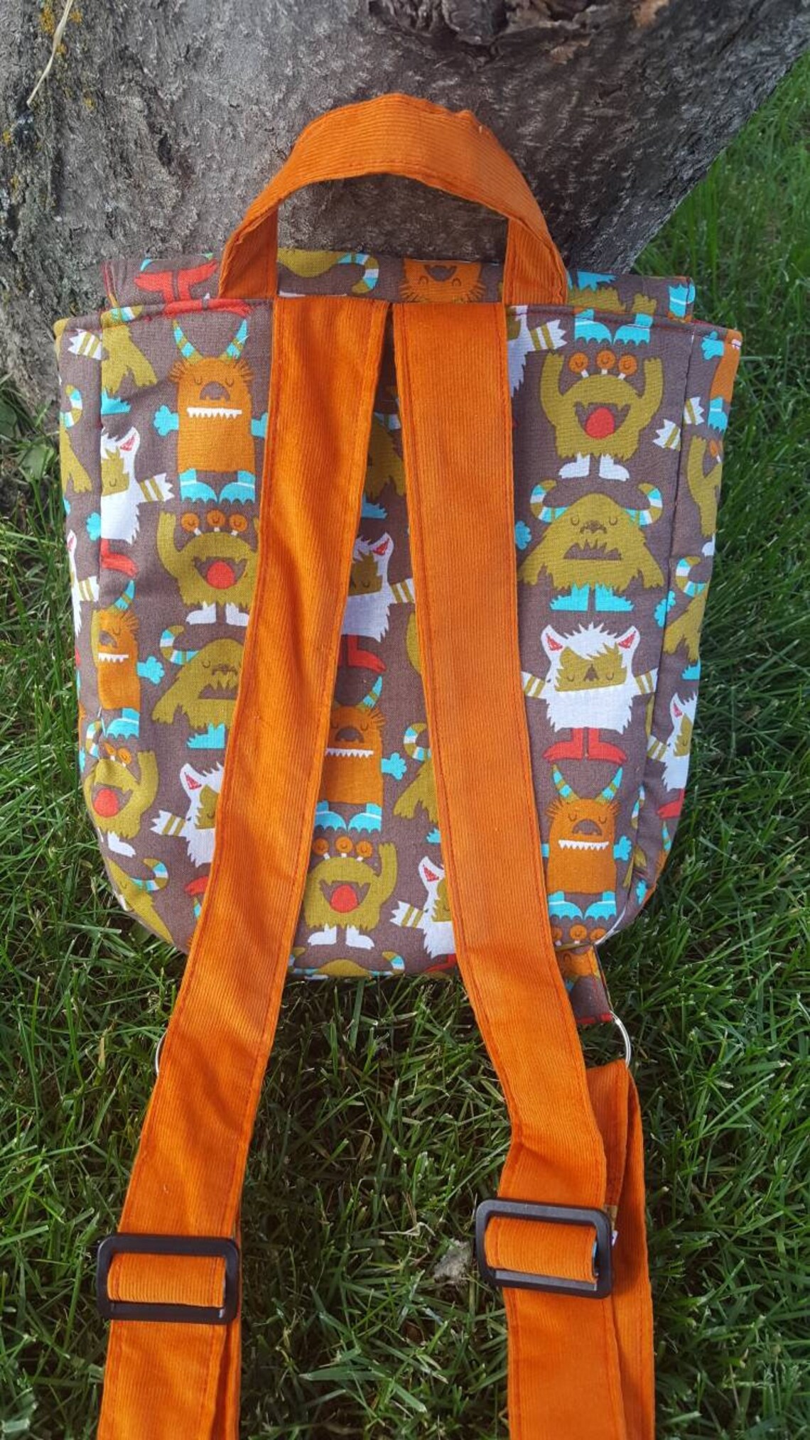 Monster Backpack Toddler Backpack Preschool Bag Etsy