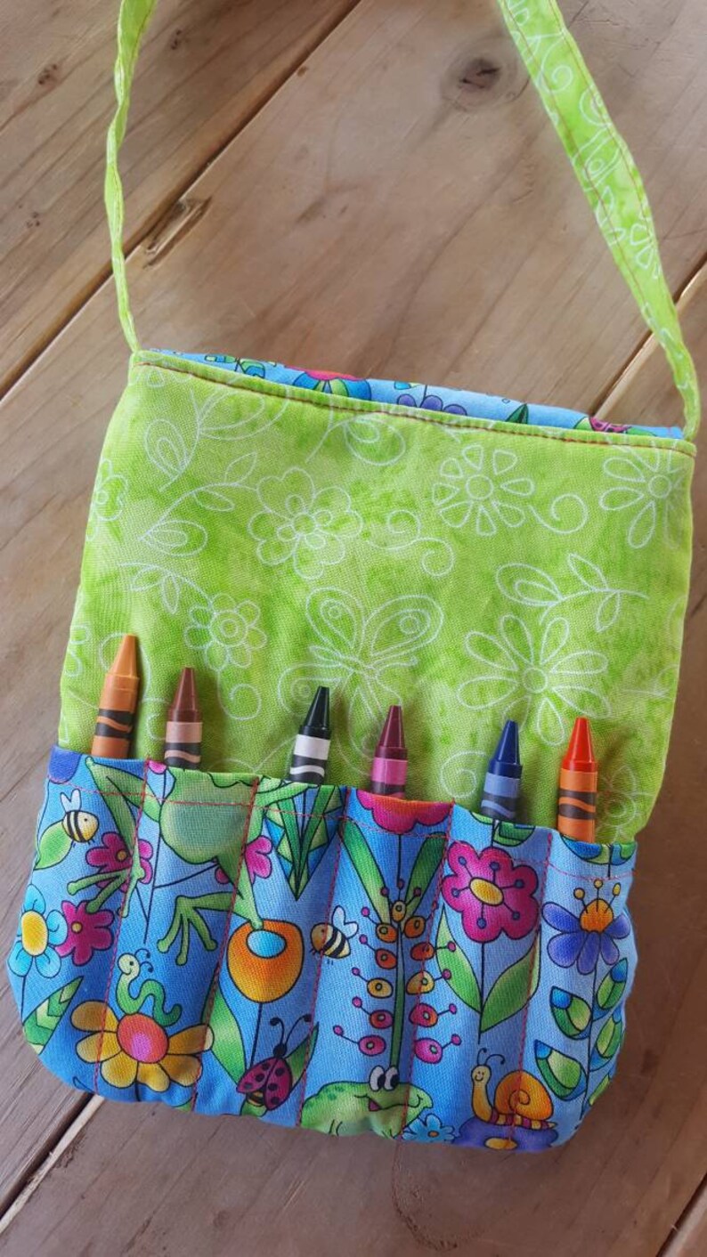 Frog Crayon Purse Toddler Purse Little Girls Purse Etsy