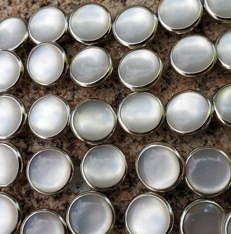 Ivory Pearl Snaps Pearl Snap Fasteners 12 Mm Pearl Snaps Etsy Australia