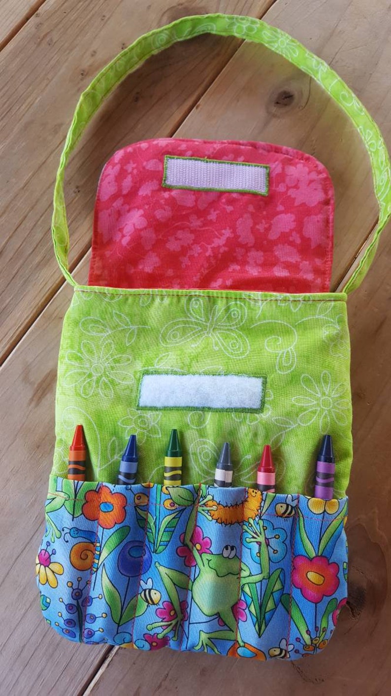 Frog Crayon Purse Toddler Purse Little Girls Purse Etsy