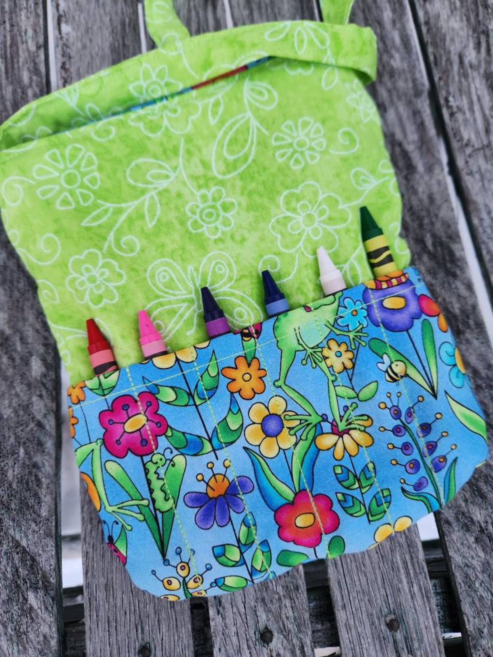 Frog Crayon Purse Toddler Purse Little Girls Purse Etsy