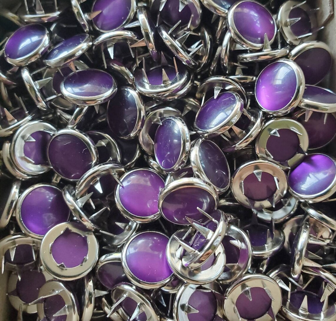 Plum Pearl Snaps Medium Purple Pearl Snaps Pearl Snap Etsy