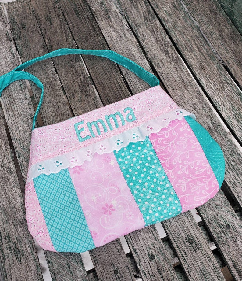 Personalized Toddler Purse Girl's Easter Purse Patchwork Etsy