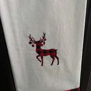 Embroidered kitchen towel