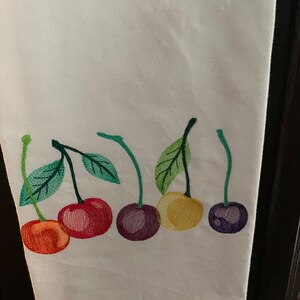 1 embroidered kitchen towel