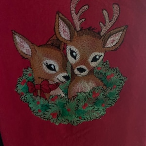 Embroidered kitchen towel