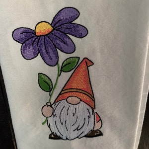 Embroidered kitchen towel