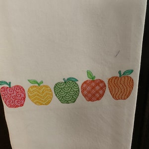 1 embroidered kitchen towel