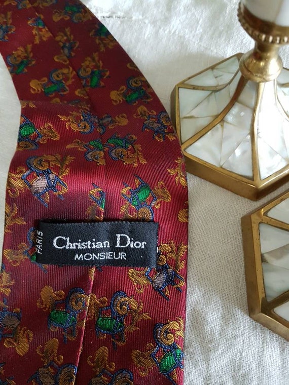 vintage christian dior monsieur tie