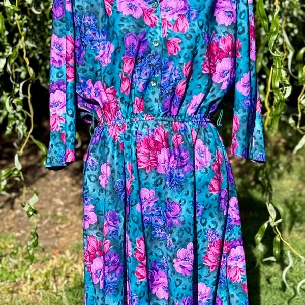 Vintage 80’s MultiColor Dress