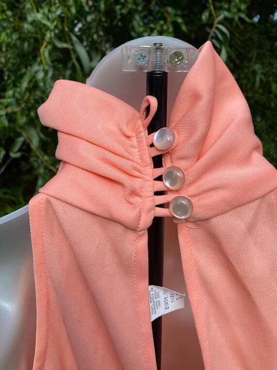 Peach floorlength with half jacket - image 5