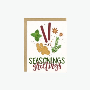Biglietto di auguri per le feste di Seasonings / Biglietto di auguri per le feste di Natale di Seasonings