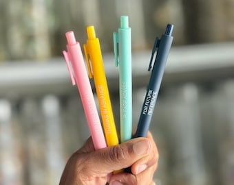 Juego de bolígrafos de oficina pasivo-agresivos • Regalo divertido para compañeros de trabajo • Bolígrafos con humor laboral