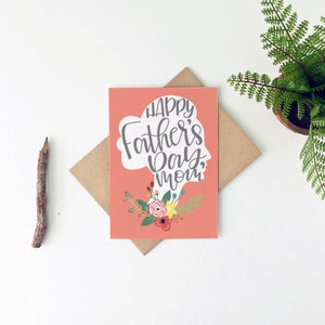 Carte de fête des pères pour maman - Carte de fête des pères pour maman - Carte de mère célibataire