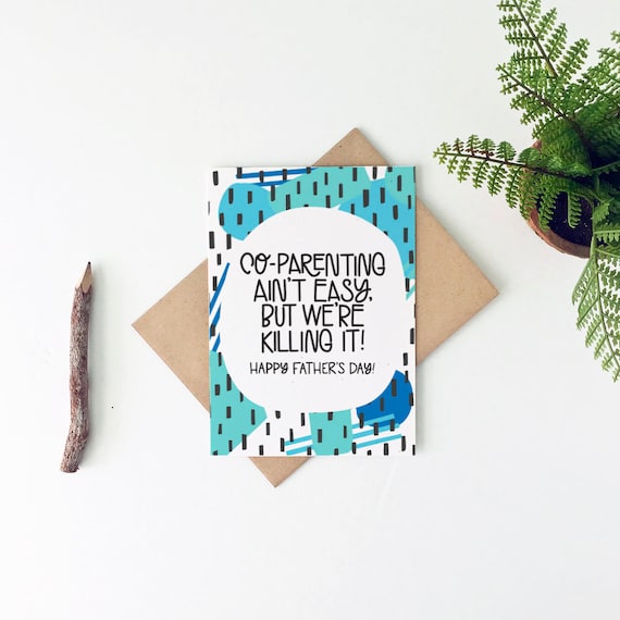 Funny Father's Day Card - Co-parenting Card - Baby Daddy Card Il_570xn